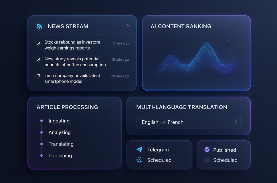 Autonomous Media AI System Interface